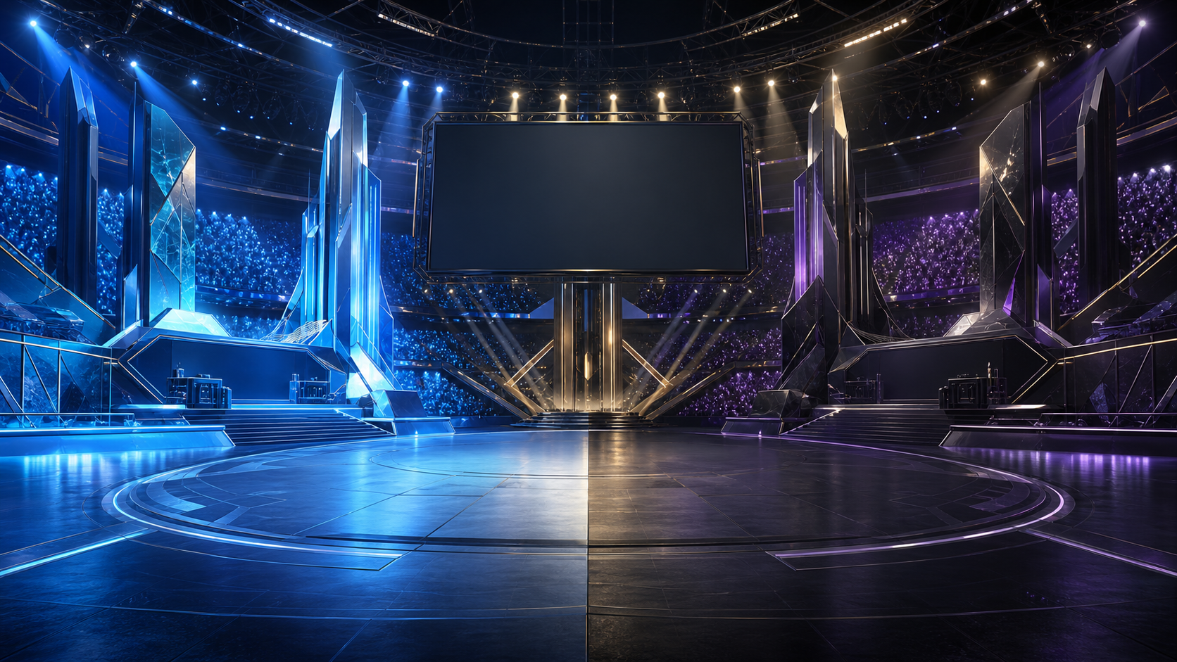 A vast technology keynote arena